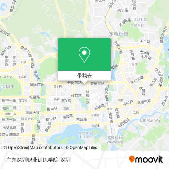 广东深圳职业训练学院地图
