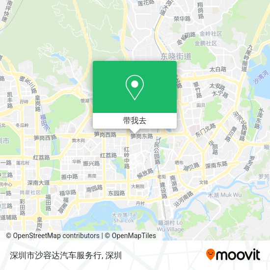 深圳市沙容达汽车服务行地图