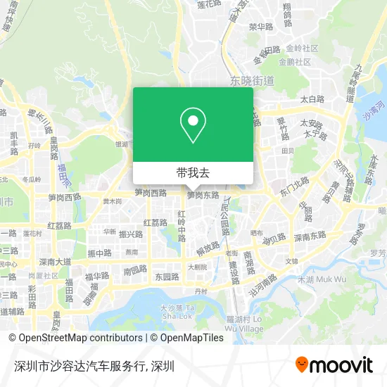 深圳市沙容达汽车服务行地图