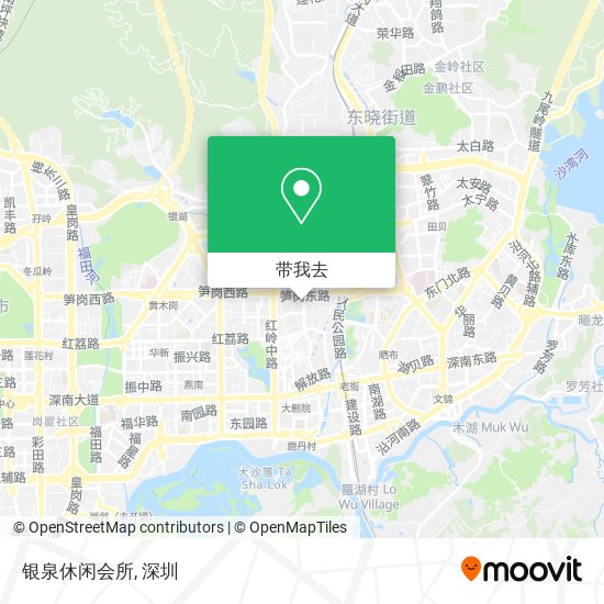 银泉休闲会所地图
