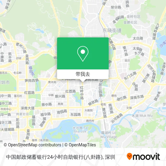 中国邮政储蓄银行24小时自助银行(八卦路)地图