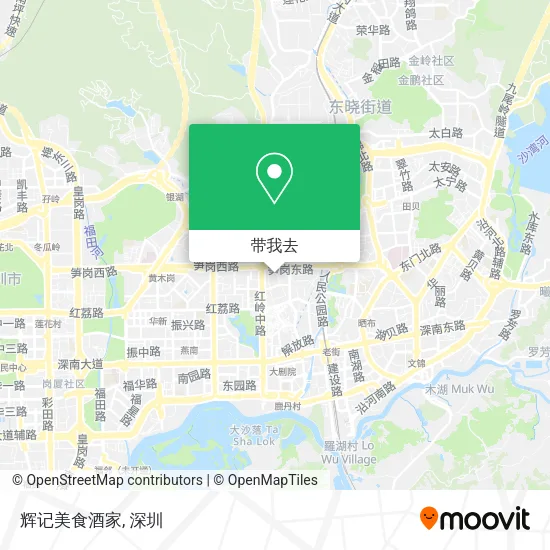 辉记美食酒家地图