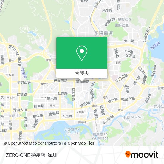 ZERO-ONE服装店地图