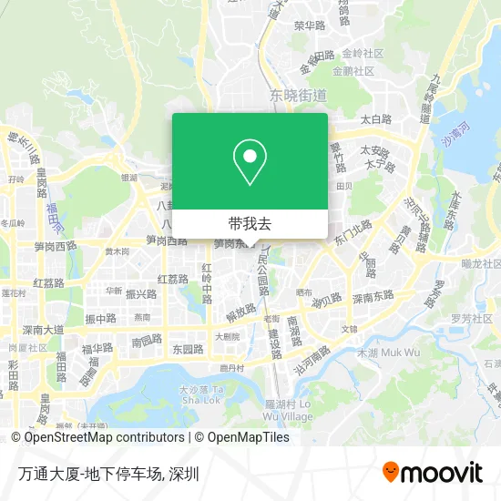 万通大厦-地下停车场地图
