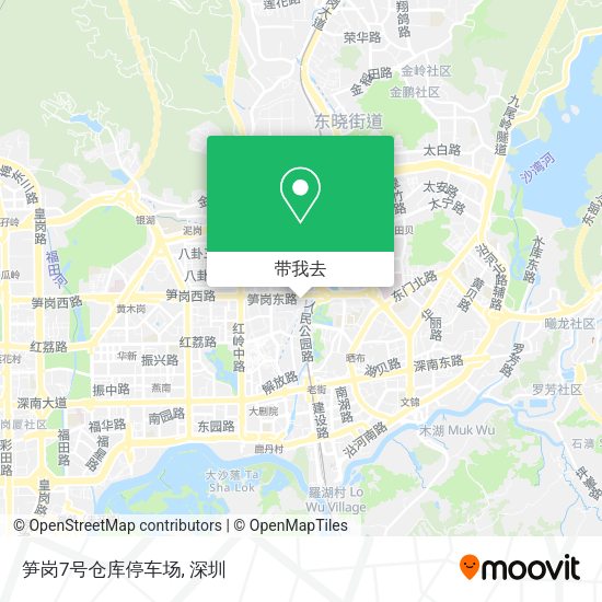 笋岗7号仓库停车场地图