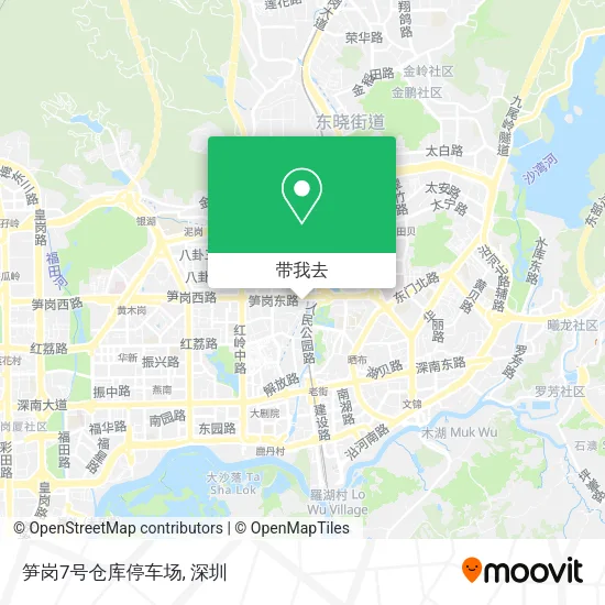 笋岗7号仓库停车场地图