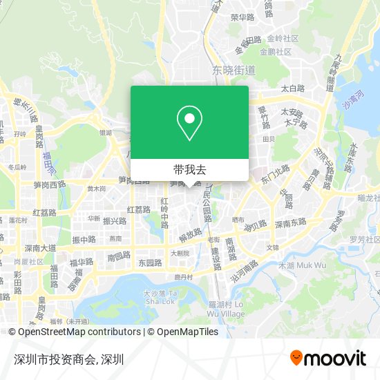 深圳市投资商会地图