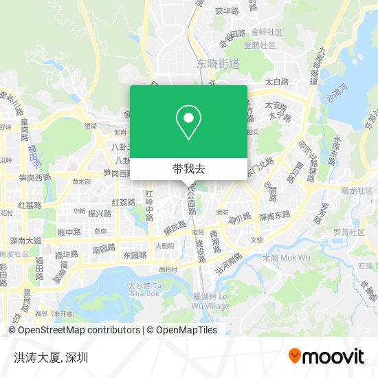 洪涛大厦地图