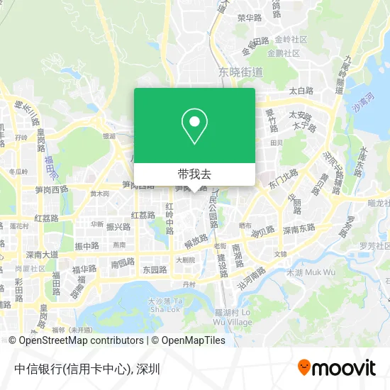 中信银行(信用卡中心)地图