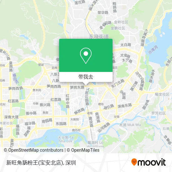 新旺角肠粉王(宝安北店)地图