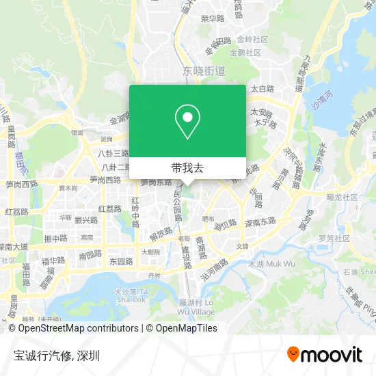宝诚行汽修地图