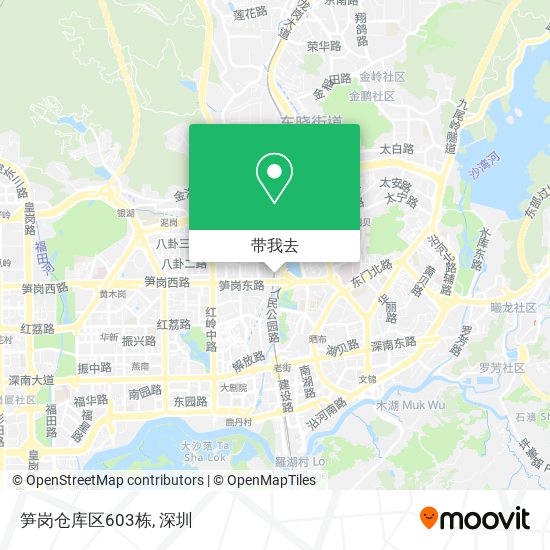 笋岗仓库区603栋地图