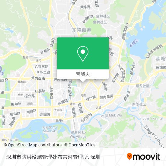 深圳市防洪设施管理处布吉河管理所地图