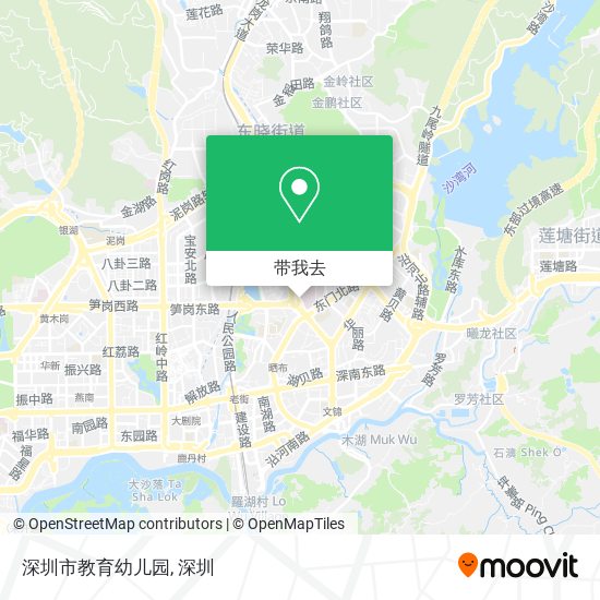 深圳市教育幼儿园地图