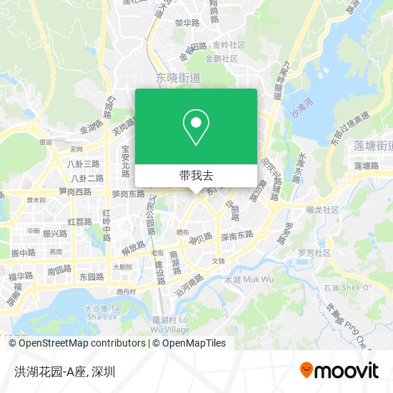 洪湖花园-A座地图