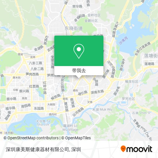 深圳康美斯健康器材有限公司地图