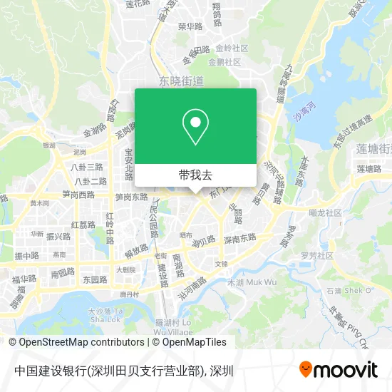 中国建设银行(深圳田贝支行营业部)地图