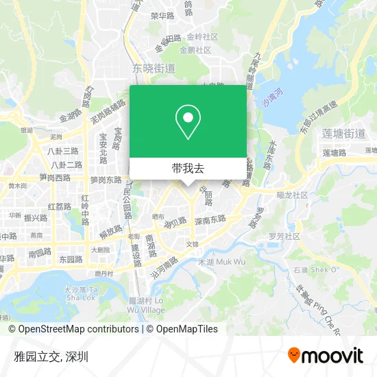 雅园立交地图