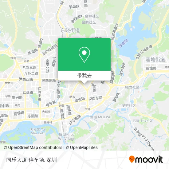 同乐大厦-停车场地图