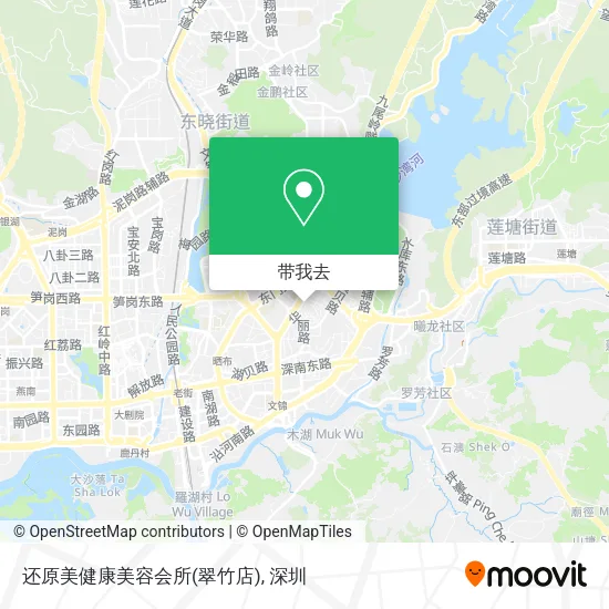 还原美健康美容会所(翠竹店)地图
