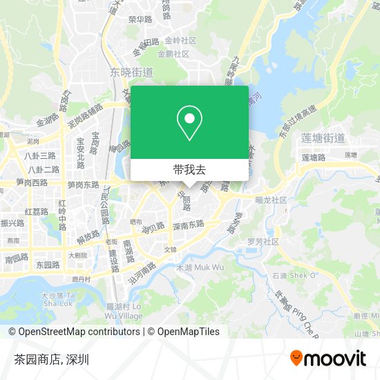 茶园商店地图