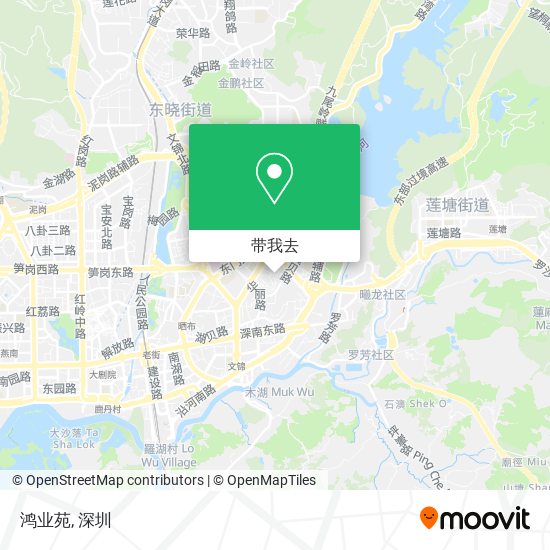 鸿业苑地图