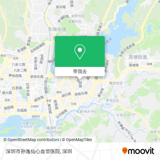 深圳市孙逸仙心血管医院地图