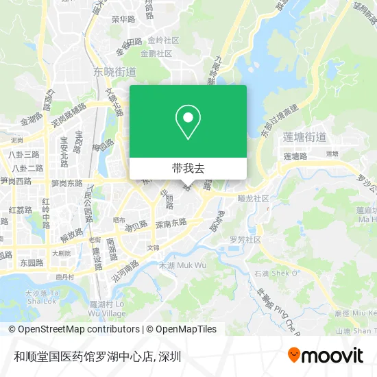 和顺堂国医药馆罗湖中心店地图