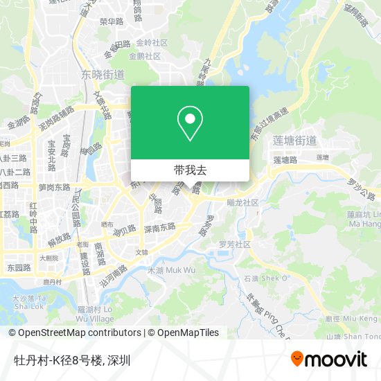 牡丹村-K径8号楼地图