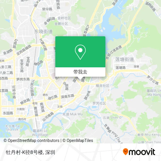 牡丹村-K径8号楼地图