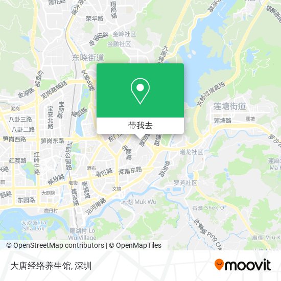 大唐经络养生馆地图