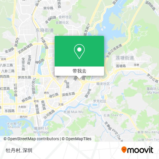 牡丹村地图