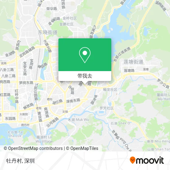 牡丹村地图