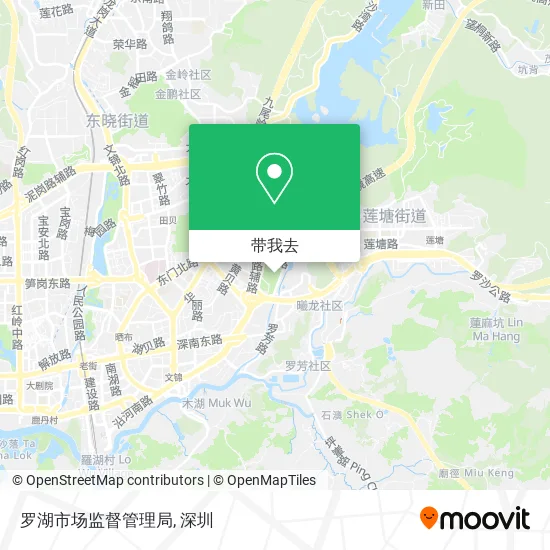 罗湖市场监督管理局地图