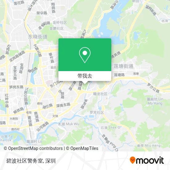 碧波社区警务室地图