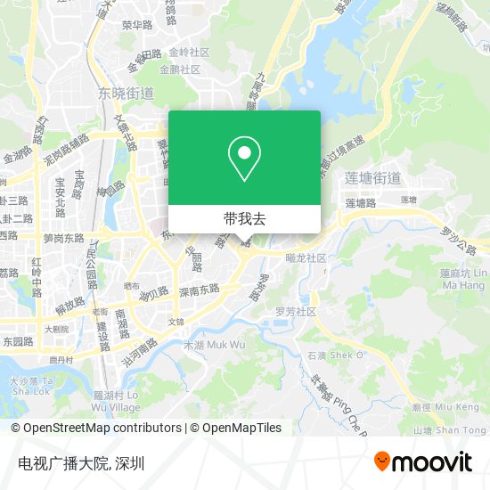 电视广播大院地图