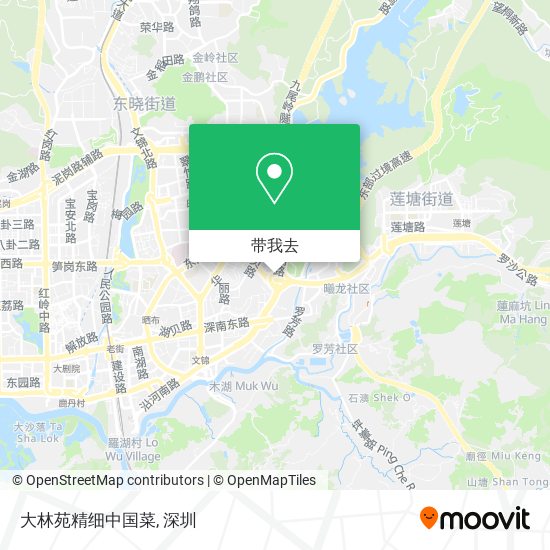 大林苑精细中国菜地图
