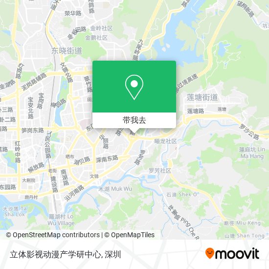 立体影视动漫产学研中心地图