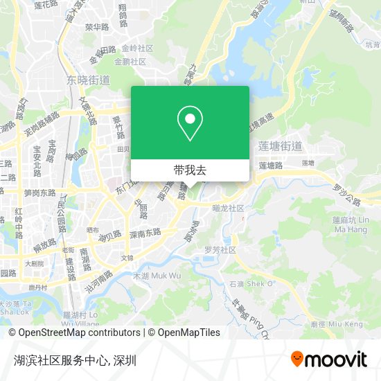 湖滨社区服务中心地图