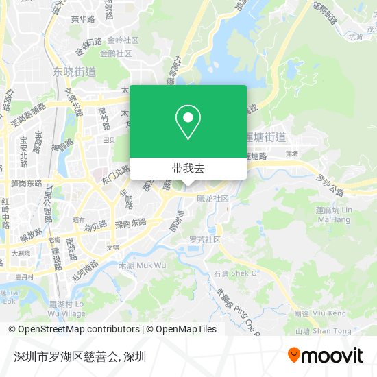 深圳市罗湖区慈善会地图