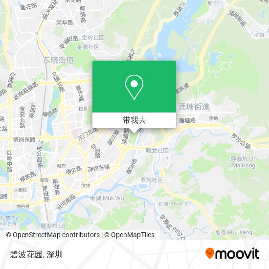 碧波花园地图