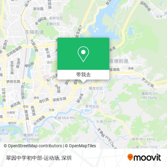 翠园中学初中部-运动场地图