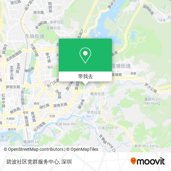 碧波社区党群服务中心地图