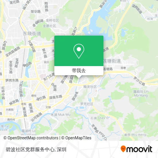 碧波社区党群服务中心地图