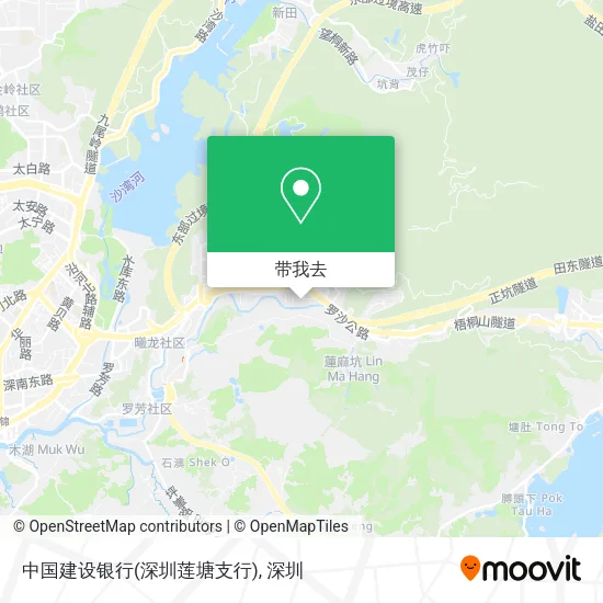 中国建设银行(深圳莲塘支行)地图