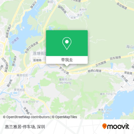 惠兰雅居-停车场地图