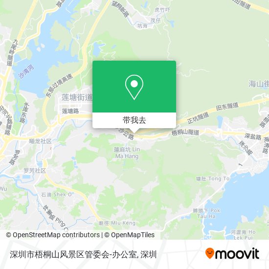 深圳市梧桐山风景区管委会-办公室地图