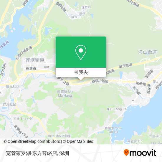 宠管家罗湖·东方尊峪店地图
