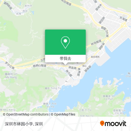 深圳市林园小学地图