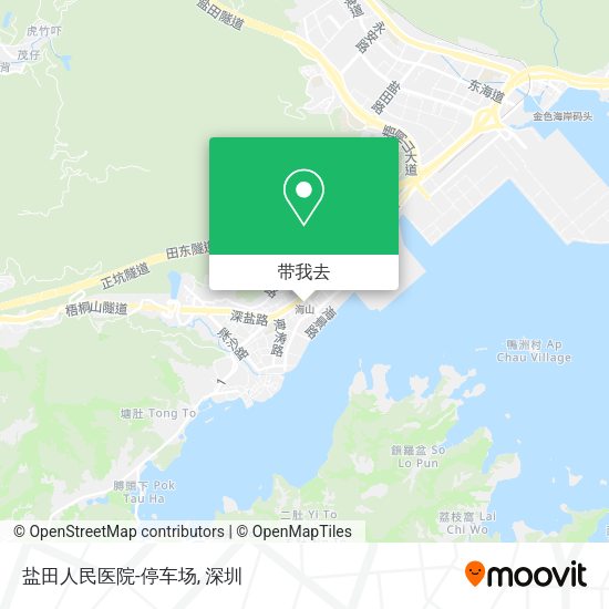 盐田人民医院-停车场地图